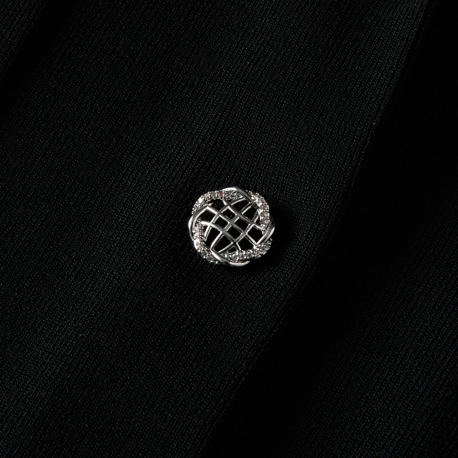 Ports camicia knit nera profili bianchi maglia