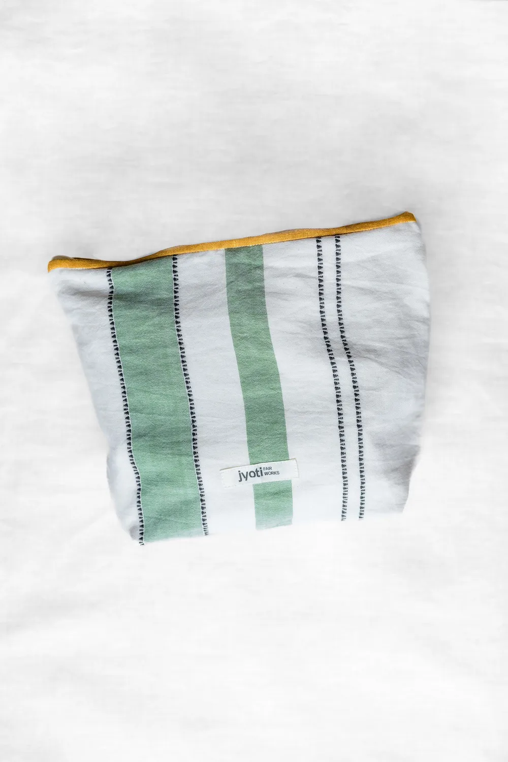 Jyoti Nahaana beauty case cotone fantasia verde