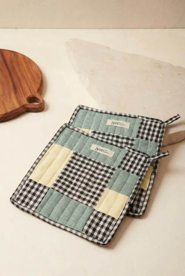Jyoti Fair Works Ovan presine patchwork 2 pezzi