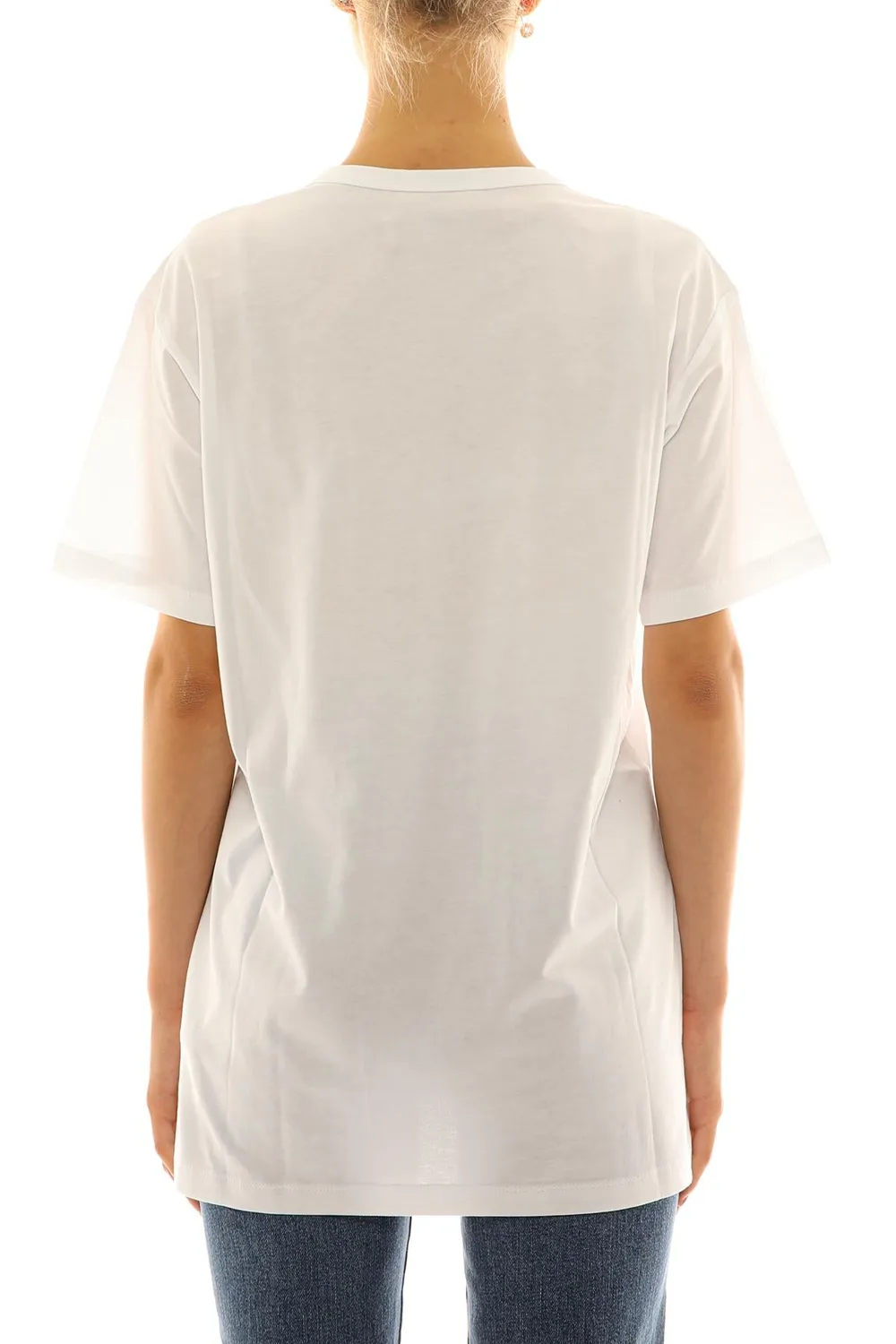 N°21 F0516314 t-shirt bianca cotone logo 44