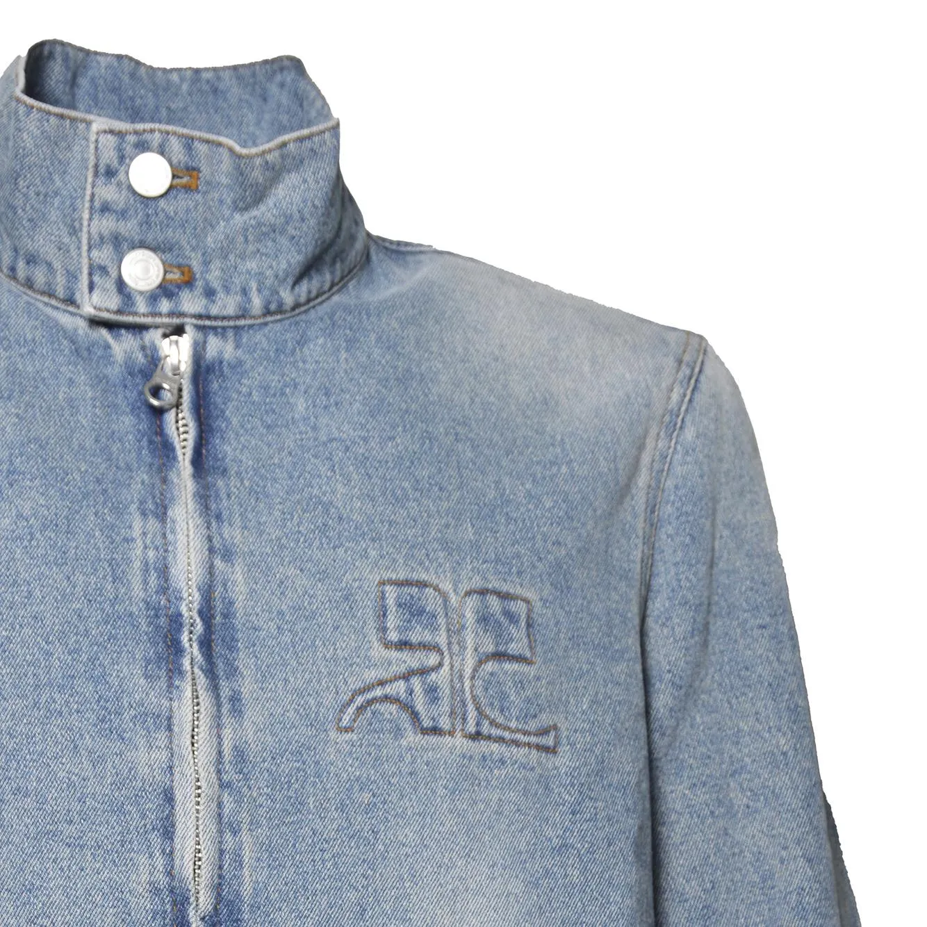 Courrèges City Shadow 126DBL328DE0058 giacca denim blu