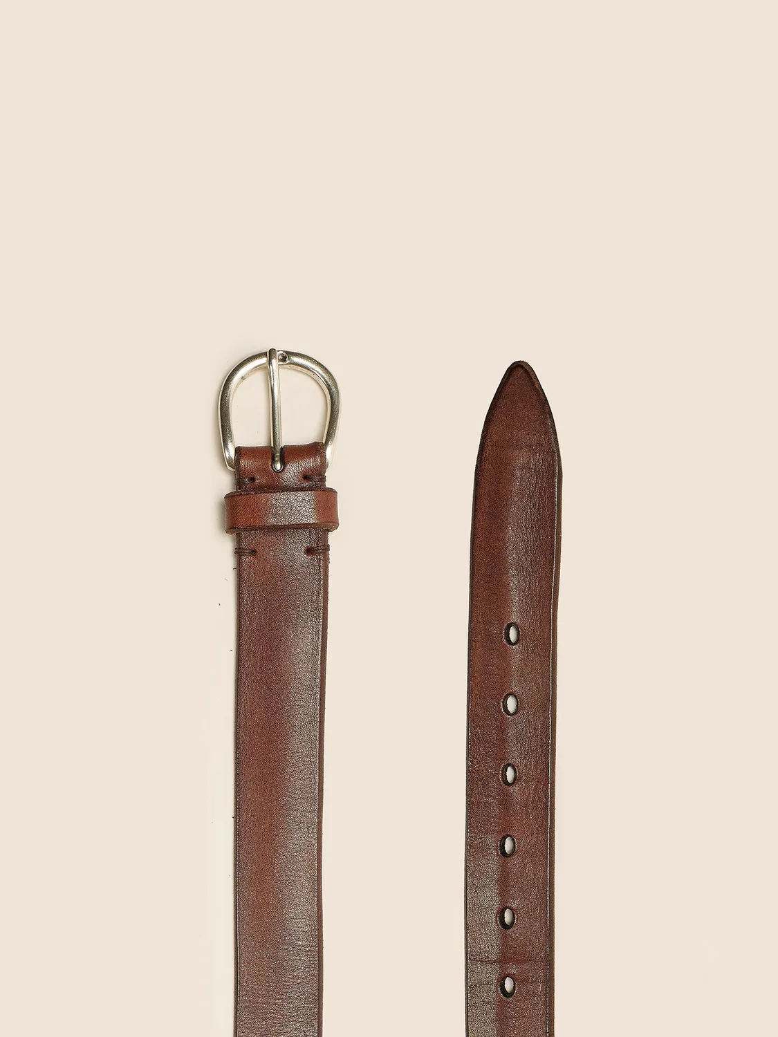 Paul Taylor Cintura Vitello Moro Pelle 3 cm Fibbia Argento