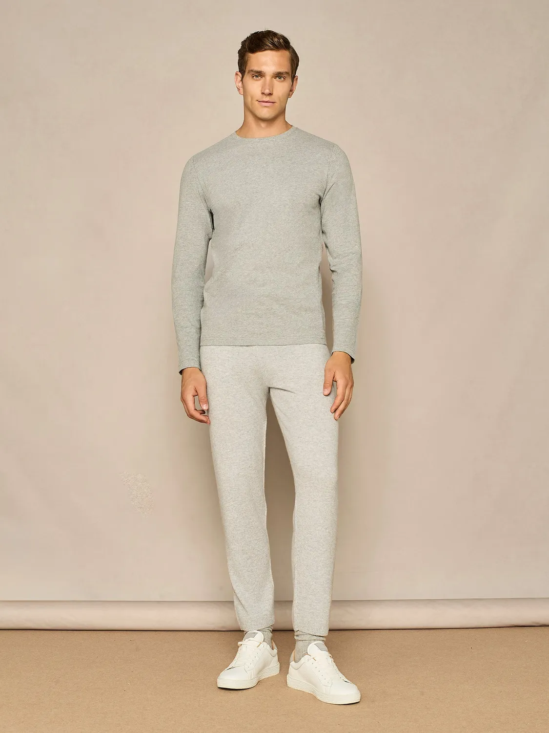 Paul Taylor T-Shirt Manica Lunga Grigio Melange