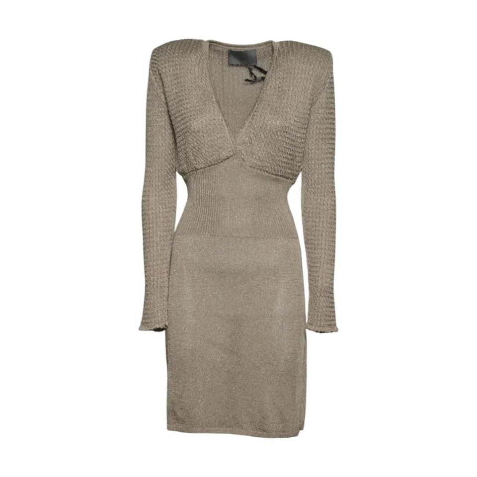 Akep Sissi VSKD15051 vestito midi sabbia