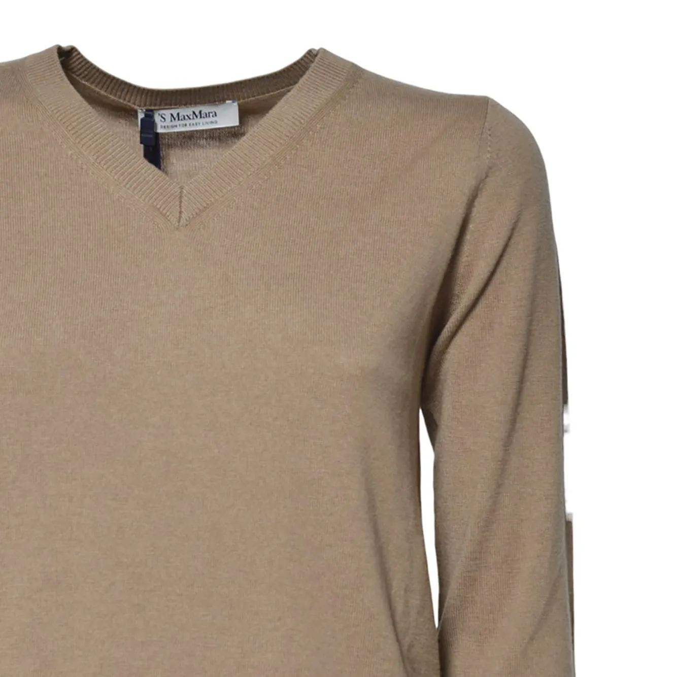 S Max Mara 2529366081600 cardigan lana cammello