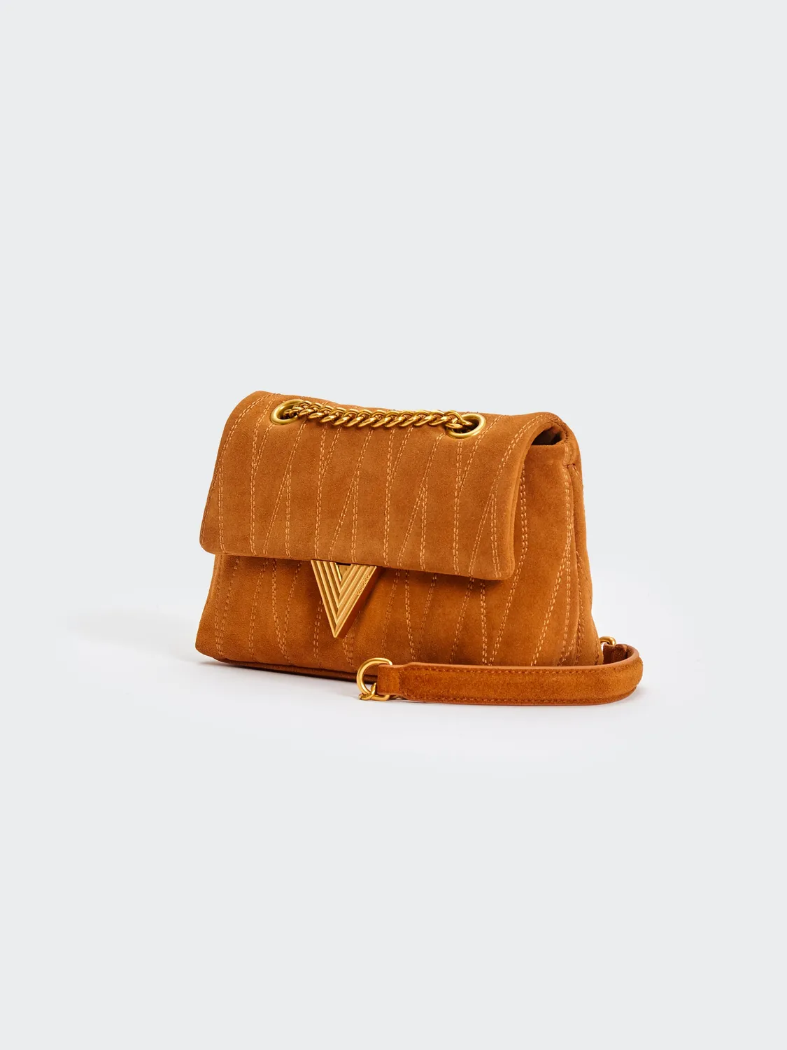 Vicolo Belleville Small Borsa Cuoio Trapuntata