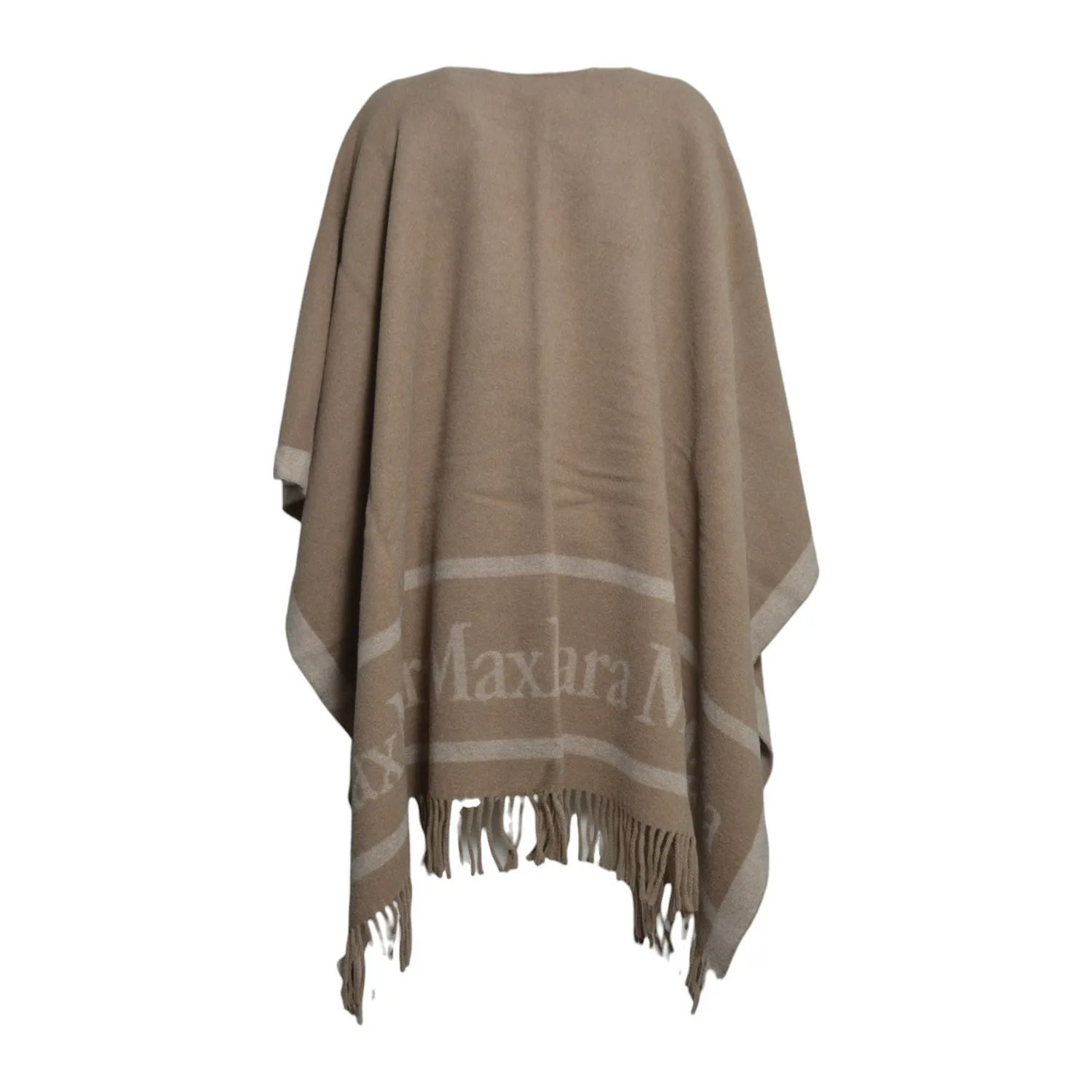 Max Mara Hilde mantella cammello in lana