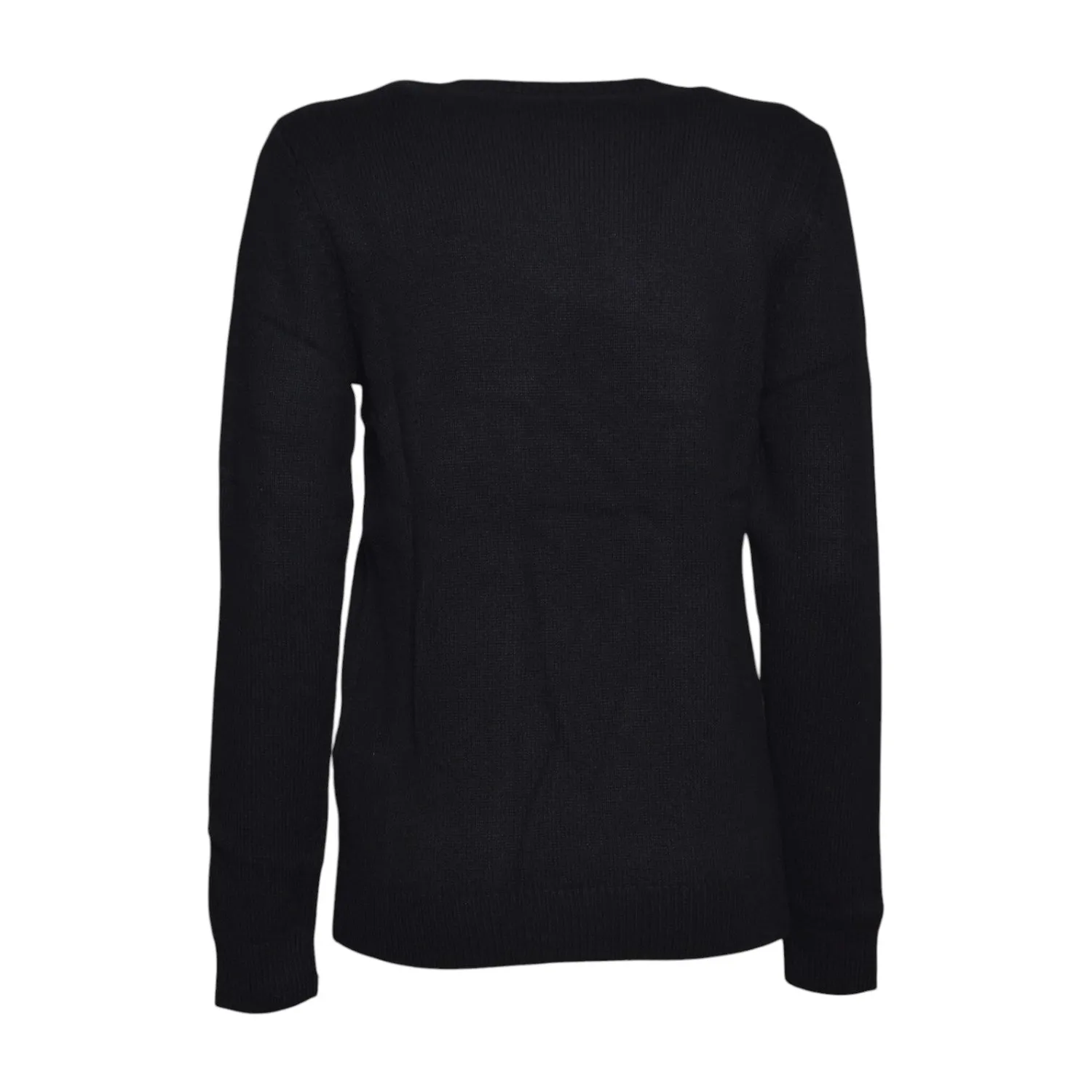 Diesel Junior Klimo cardigan nero ragazzo lana cashmere