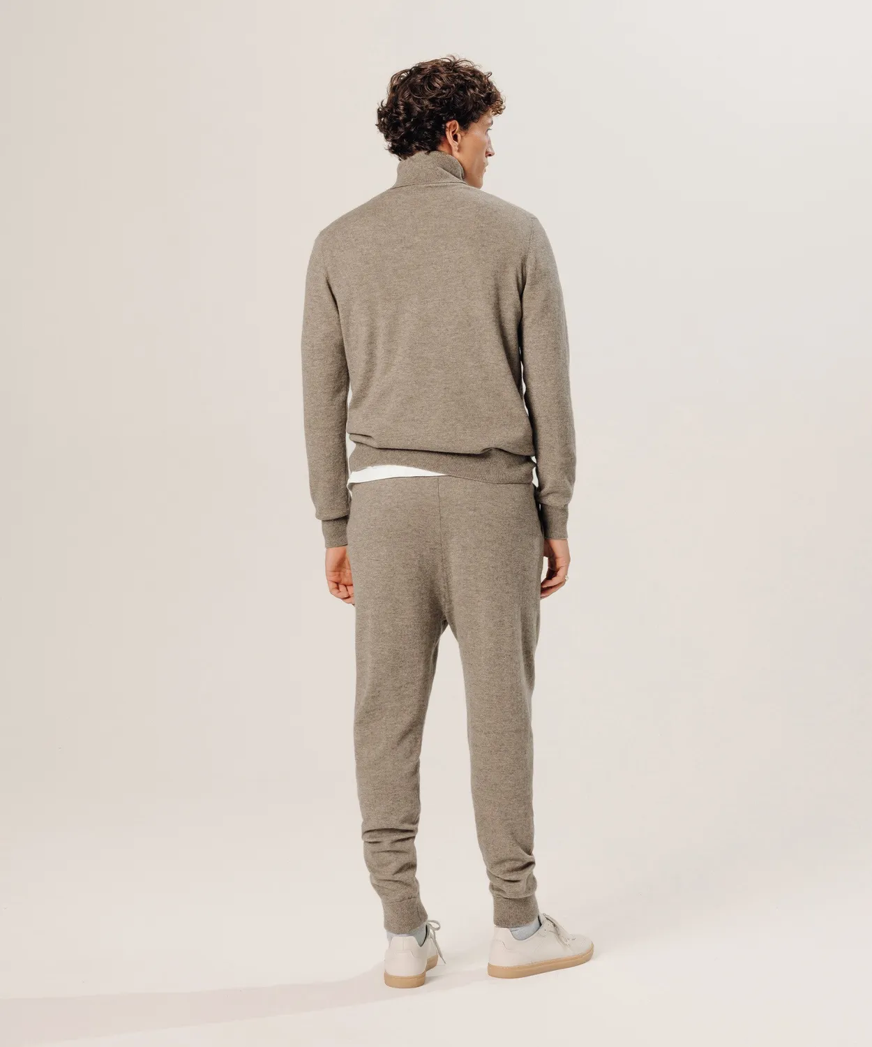 Rodier maglione dolcevita 100% cashmere beige
