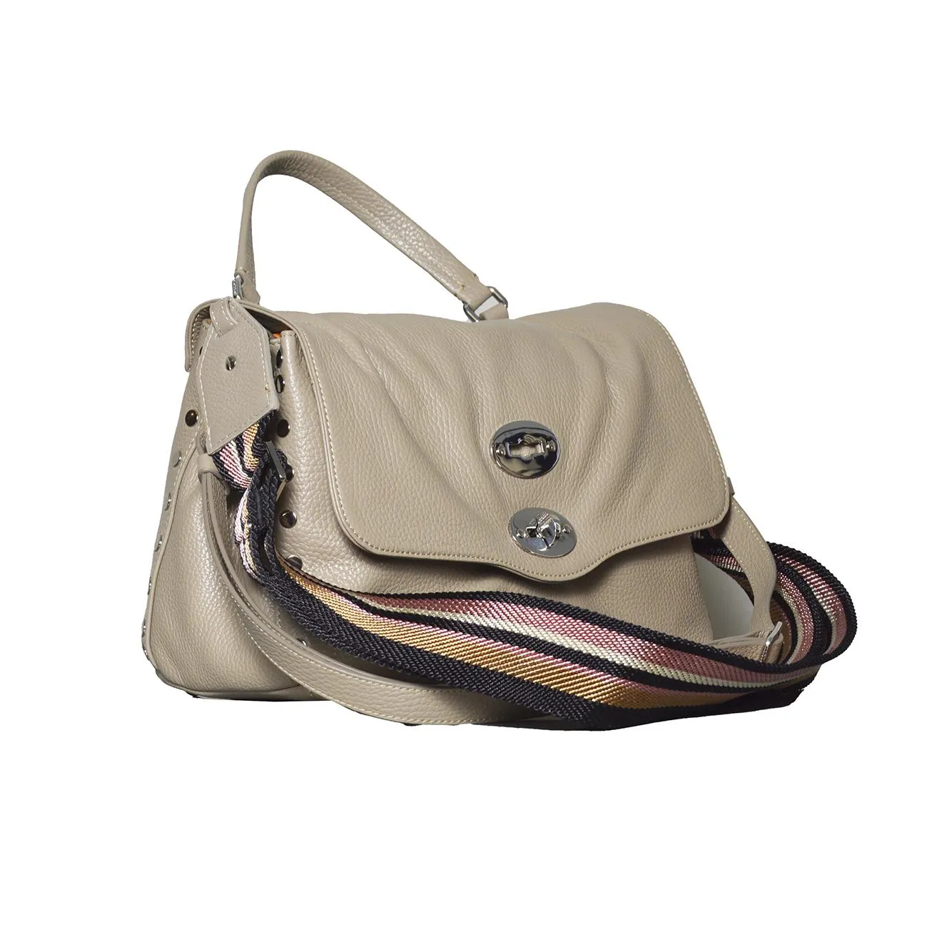 Zanellato Postina Daily 0680100050 Small borsa tracolla tortora pelle