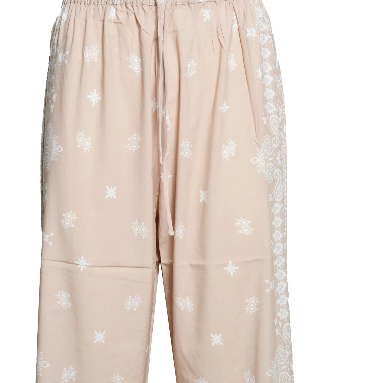 Saint Barth IKA0001 Ikaria pantaloni beige paisley larghi