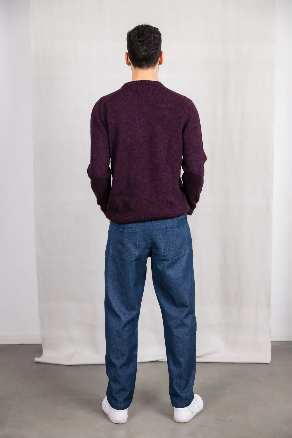 Jyoti Fair Works Prakrit jeans denim cotone