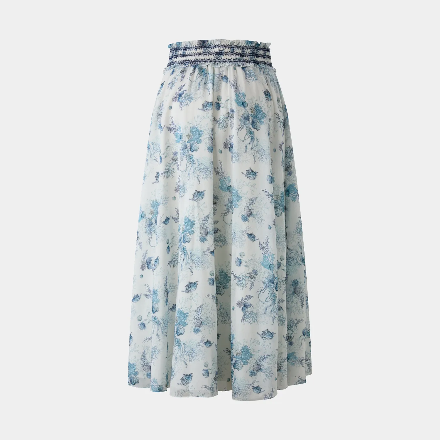 PORTS gonna midi fantasia botanica Cream Print
