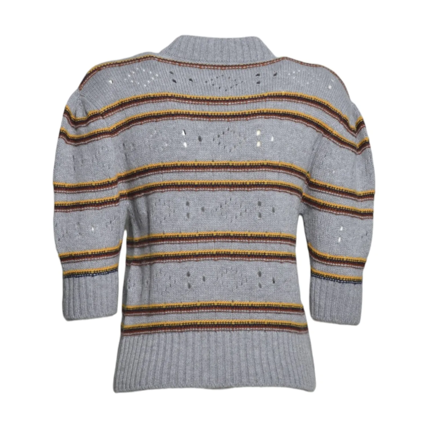 Marni GCMD0663EQUFX330 maglia girocollo grigia lana