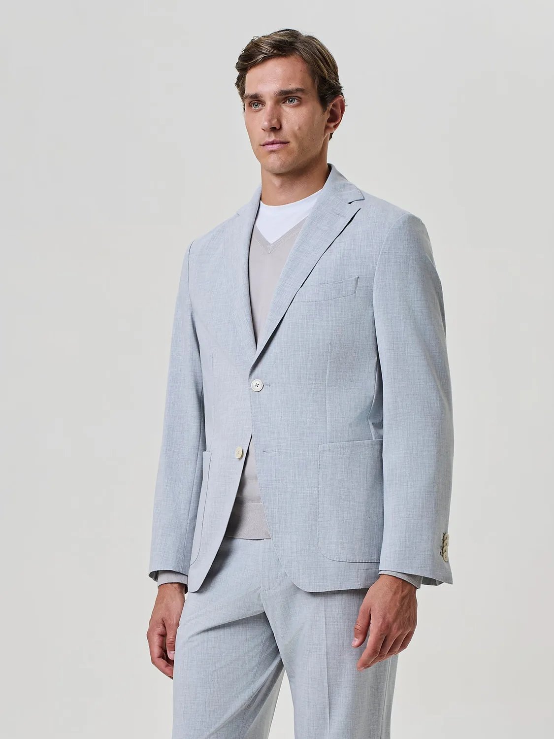 Paul Taylor Giacca Monopetto Grigio Chiaro