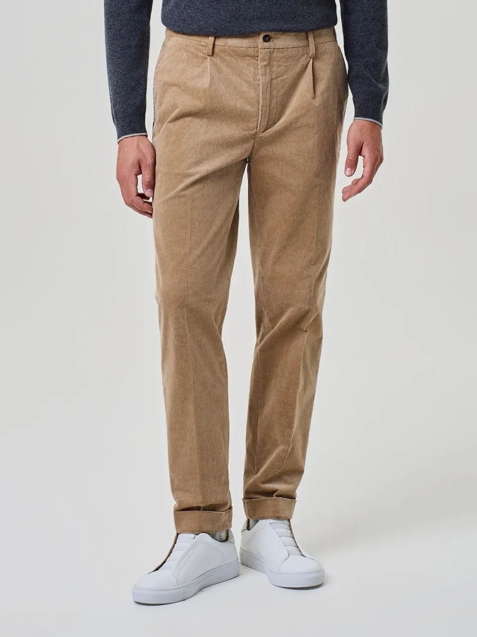 Paul Taylor pantalone velluto cammello millerighe cotone