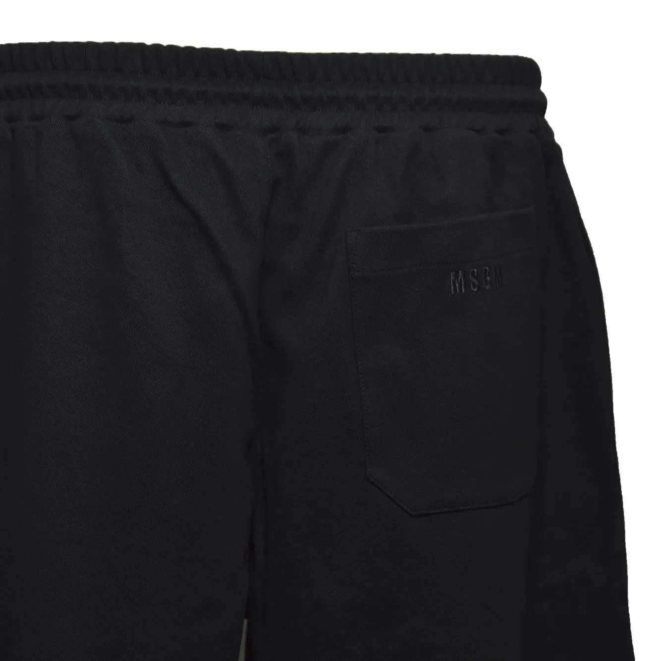 MSGM 4040MB74N267126 bermuda nero cotone donna