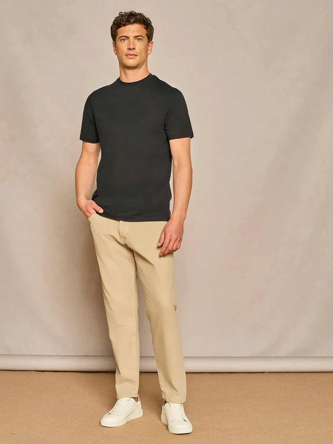 Paul Taylor T-shirt Ultralight Jersey Nera fluid regular fit