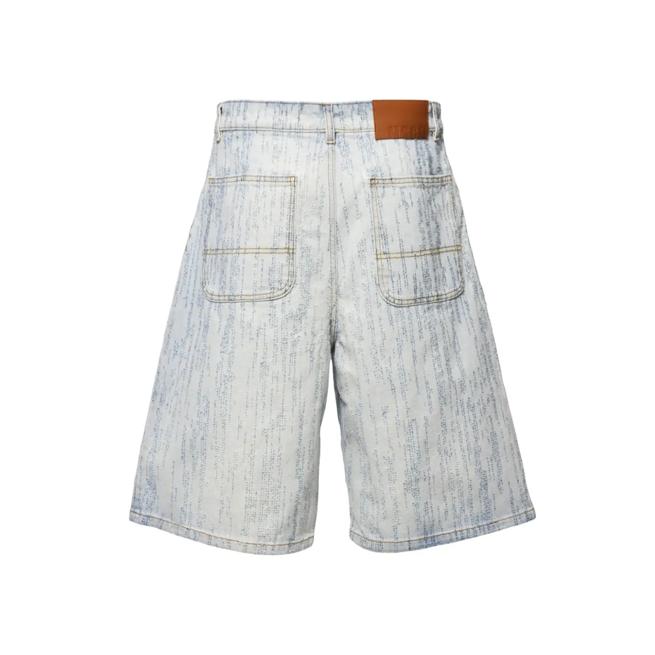 MSGM 3840MB231257085 bermuda denim azzurro