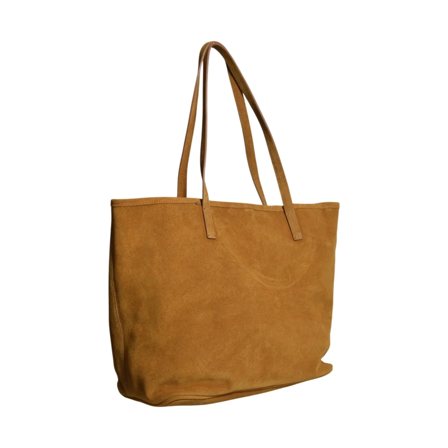 Saint Barth CB0003 City Bag Cammello Scamosciata
