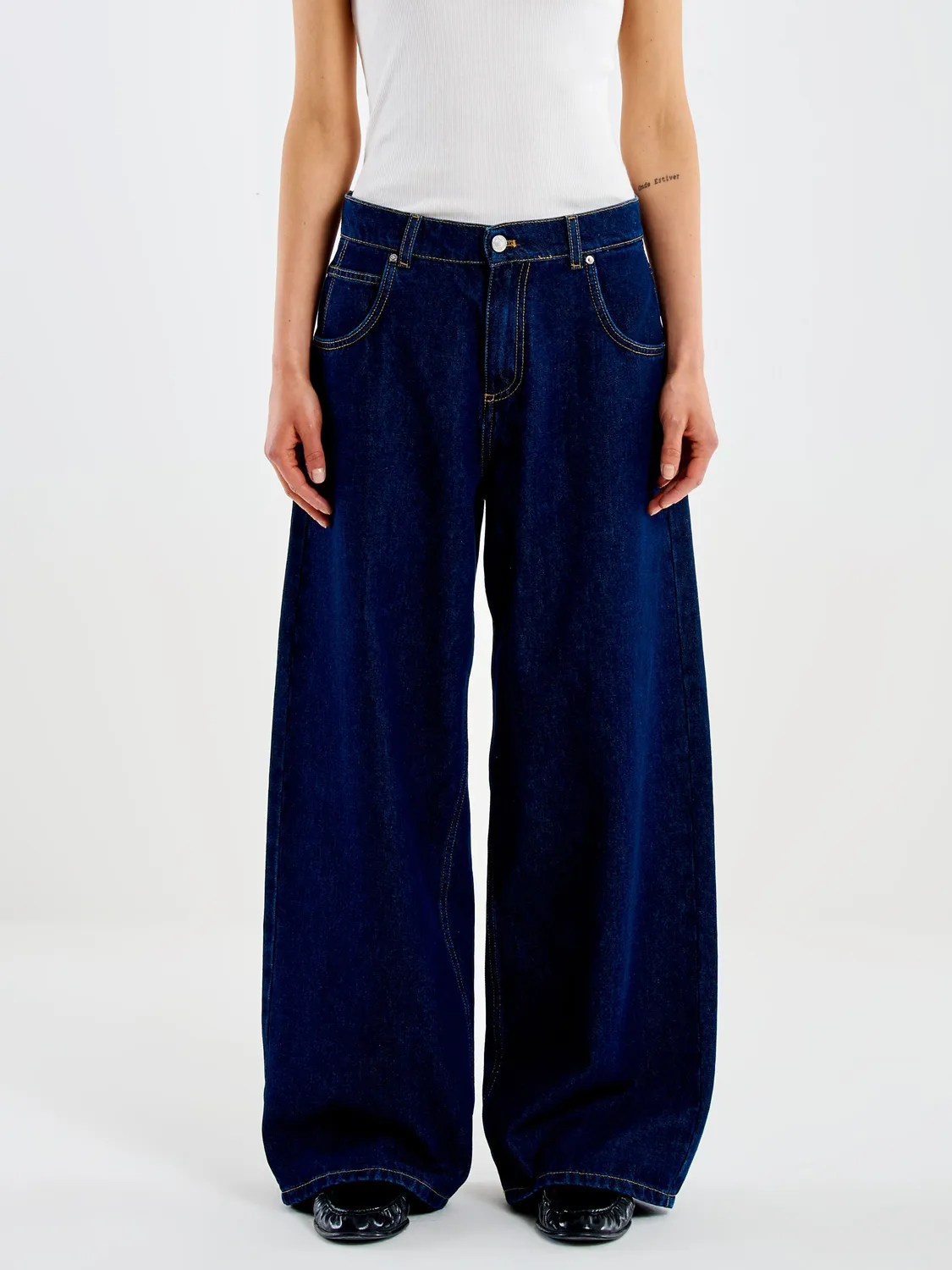 Vicolo Icon Mia Baggy jeans blu rinse
