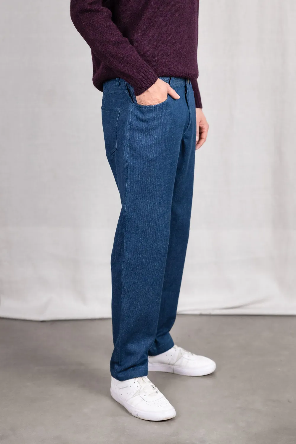 Jyoti Fair Works Prakrit jeans denim cotone