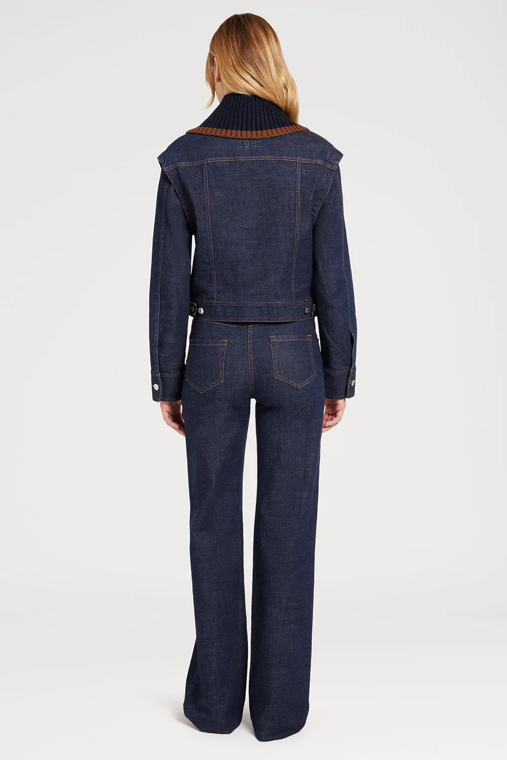 Ports 1961 FW25 jeans regular indaco denim elasticizzato