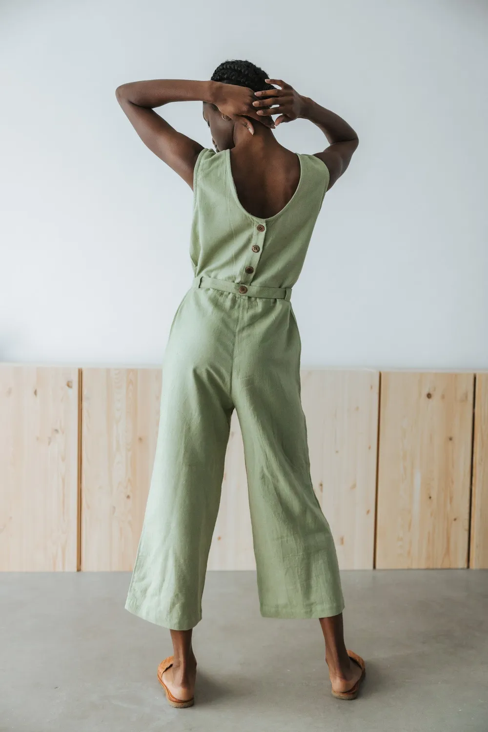 Jyoti Jalina tuta donna cotone verde lime