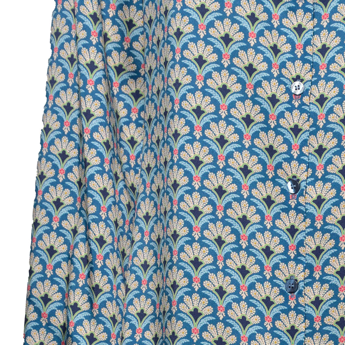 Etro WRIA001999SASV9 camicia azzurra taglia 44 vestibilità regolare