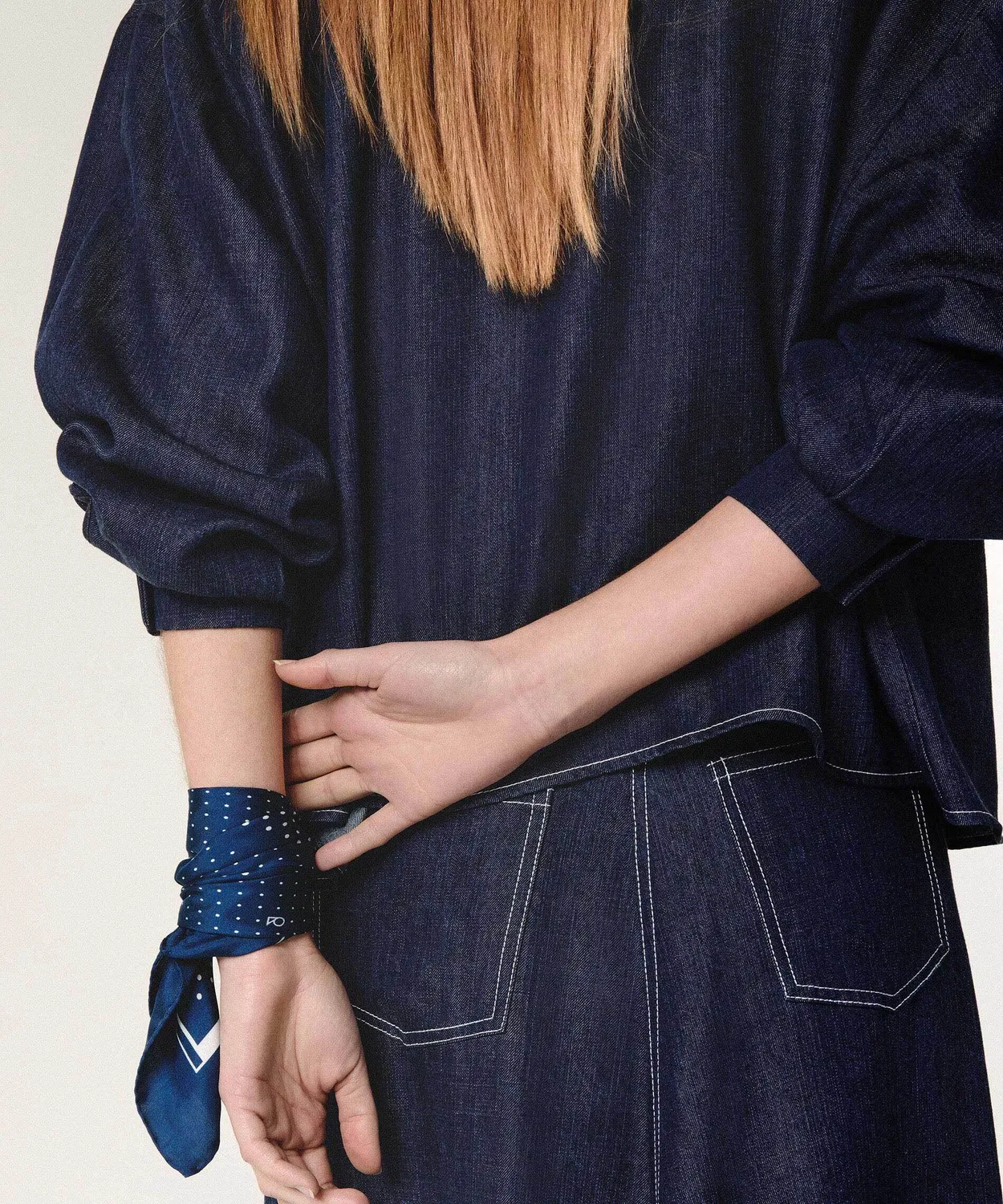 Rodier Camicia Oversize Denim Blu Denim S/M