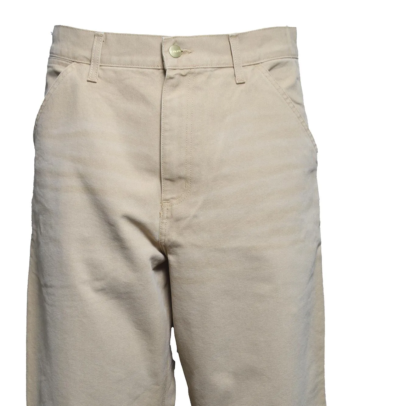 Carhartt WIP Single Knee I034798 pantalone canvas marrone