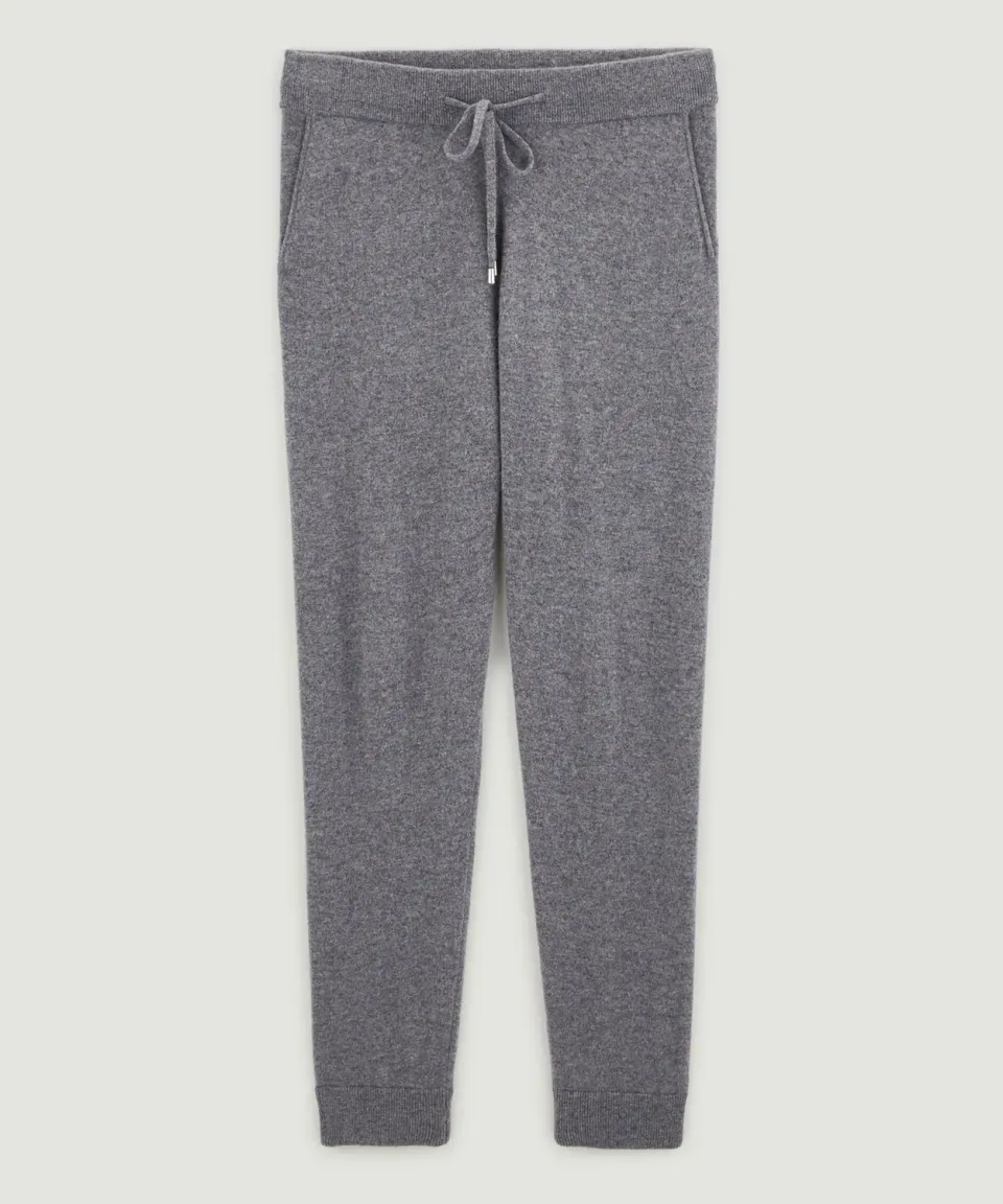 Rodier jogging cashmere uomo grigio medio 2 fili