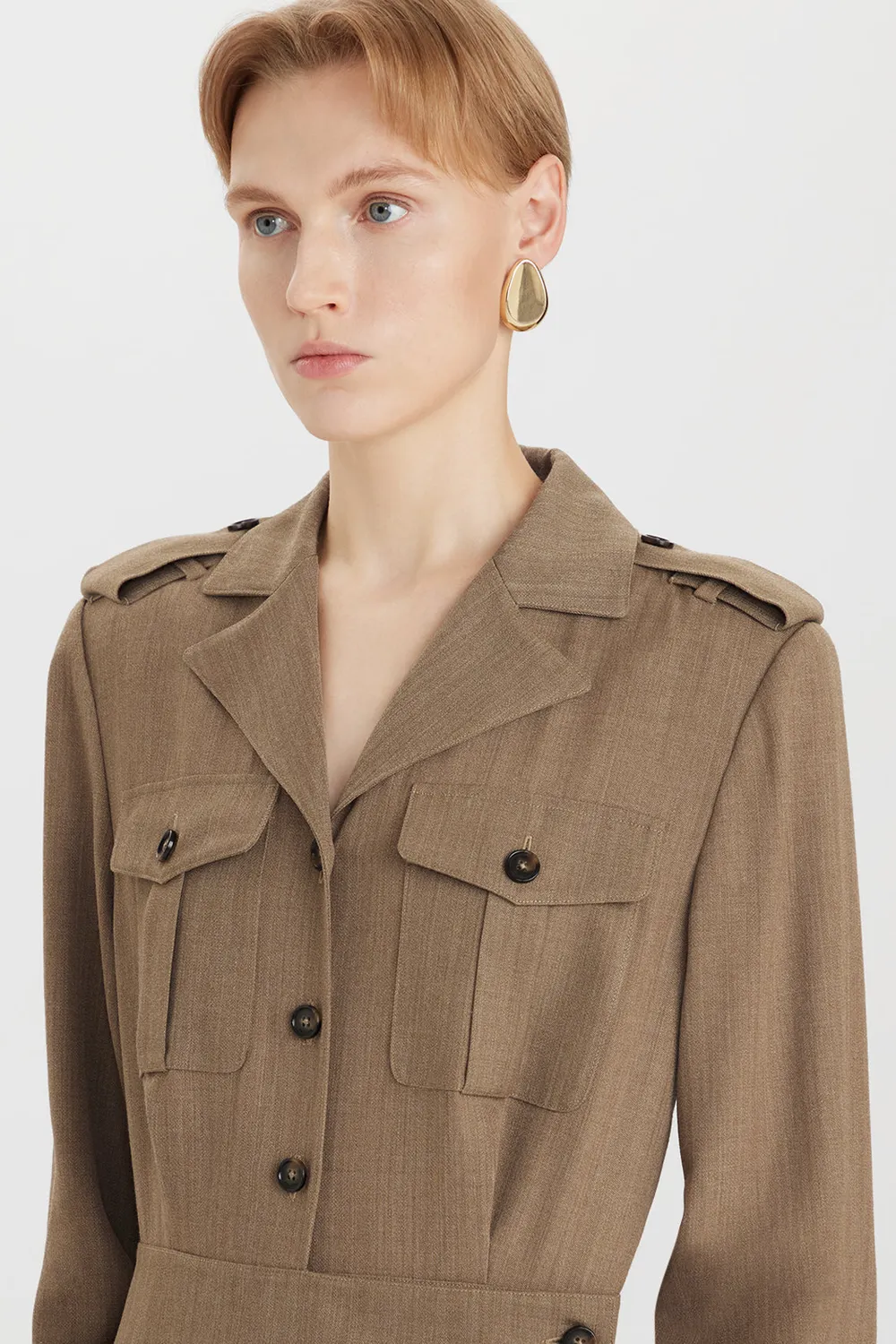 Ports Safari tuta lana cammello