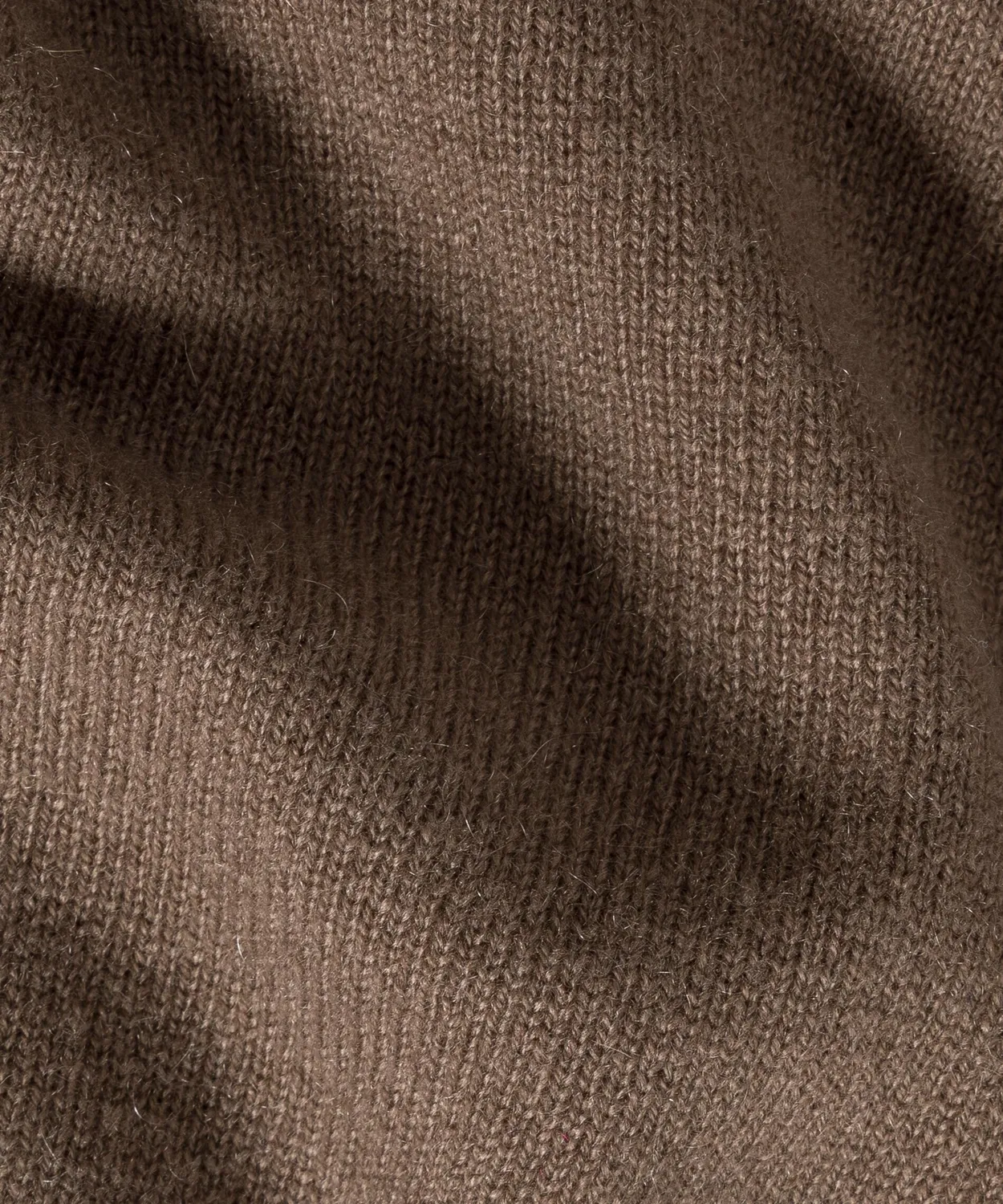 Rodier maglione oversize cashmere scollo V havana