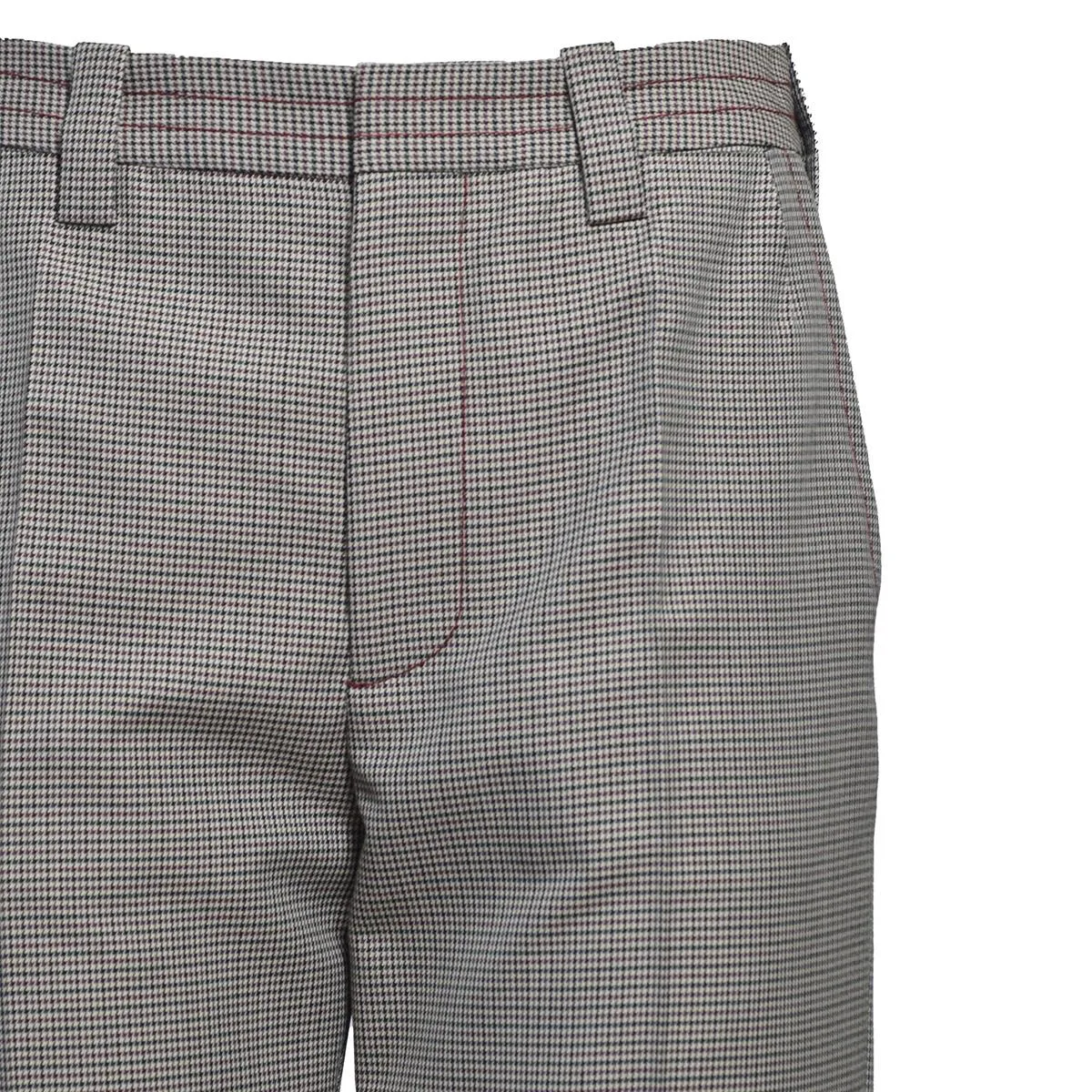 Marni PAMA0419U0UTWA03 Pantalone Lana Pied-de-poule Multicolore 40