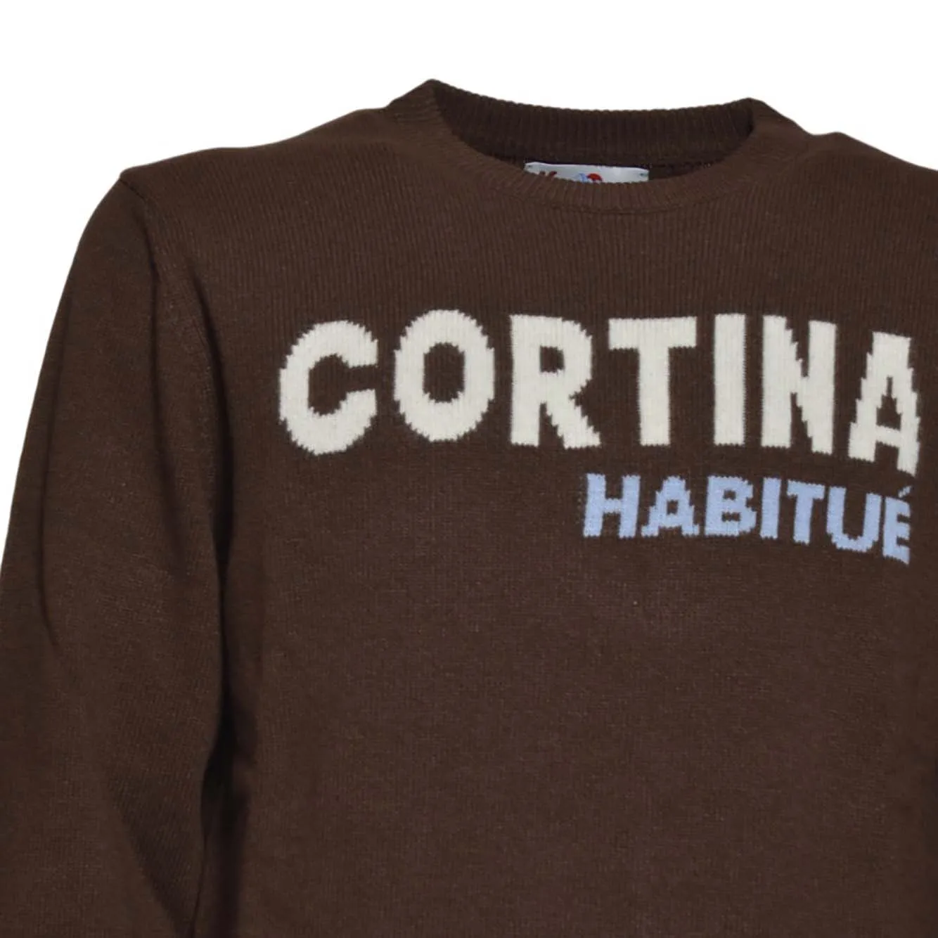 MC2 Saint Barth Heron maglione donna marrone lana cashmere
