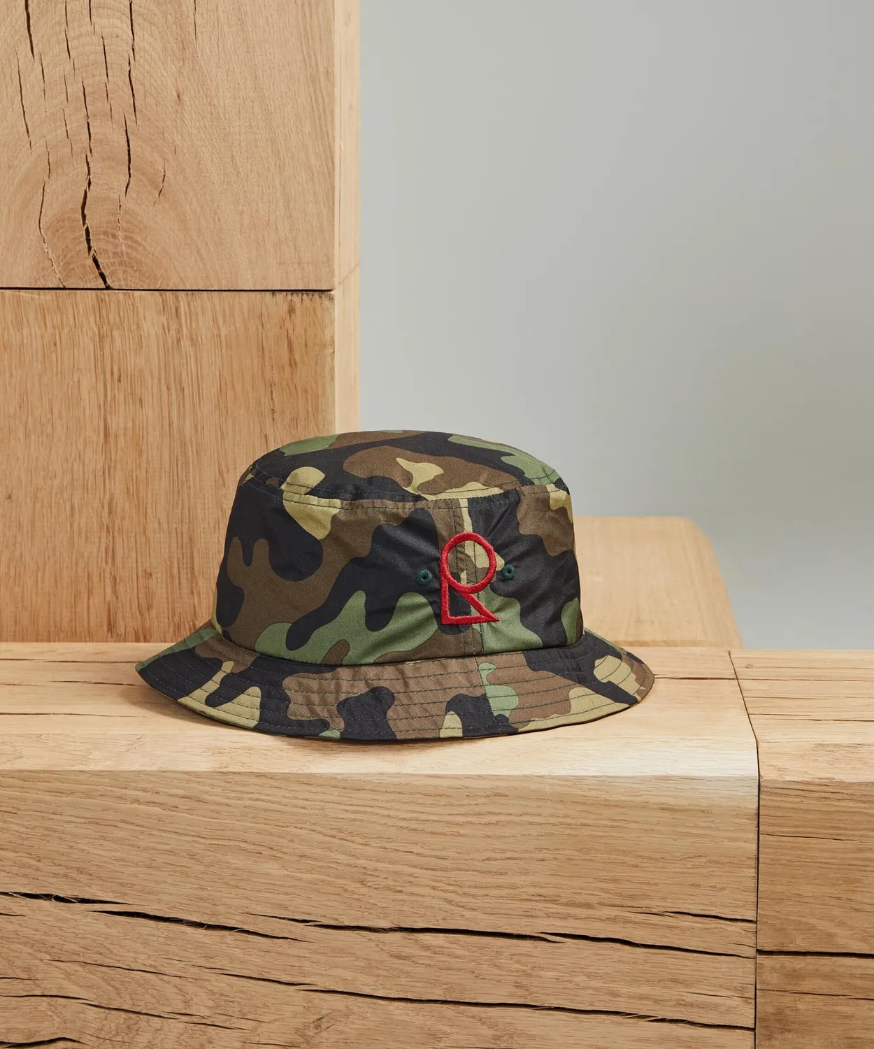Rodier Cappello Verde Mimetico Impermeabile Taglia Unica
