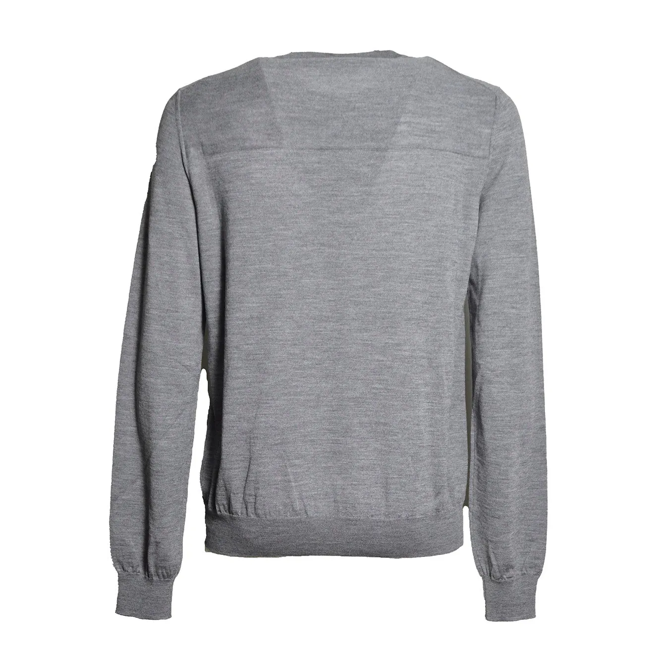 Jil Sander J22GP0111J14610 maglione lana grigio