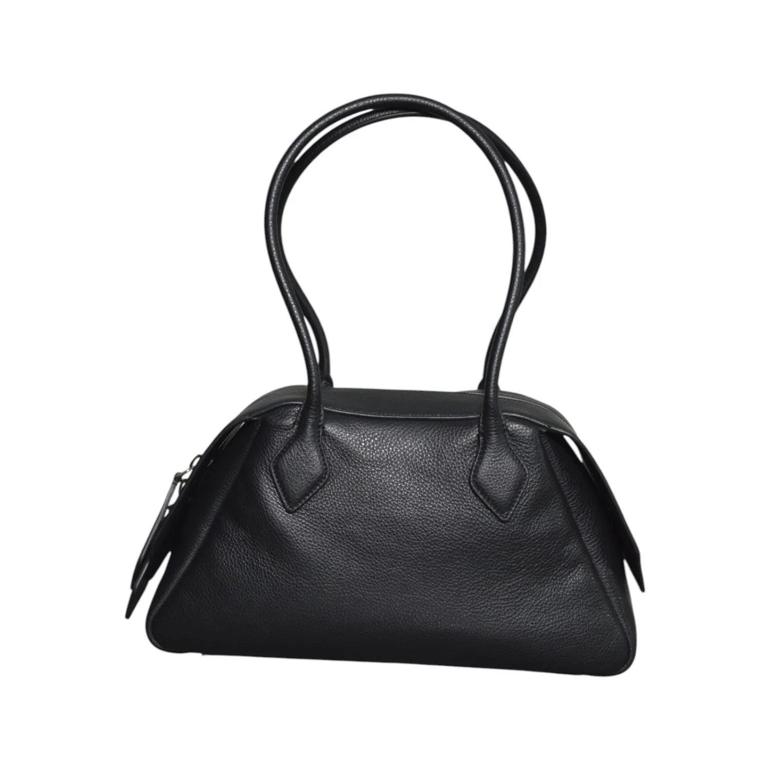 Minobossi FOLDANGIEAIRESB borsa a mano nera in pelle
