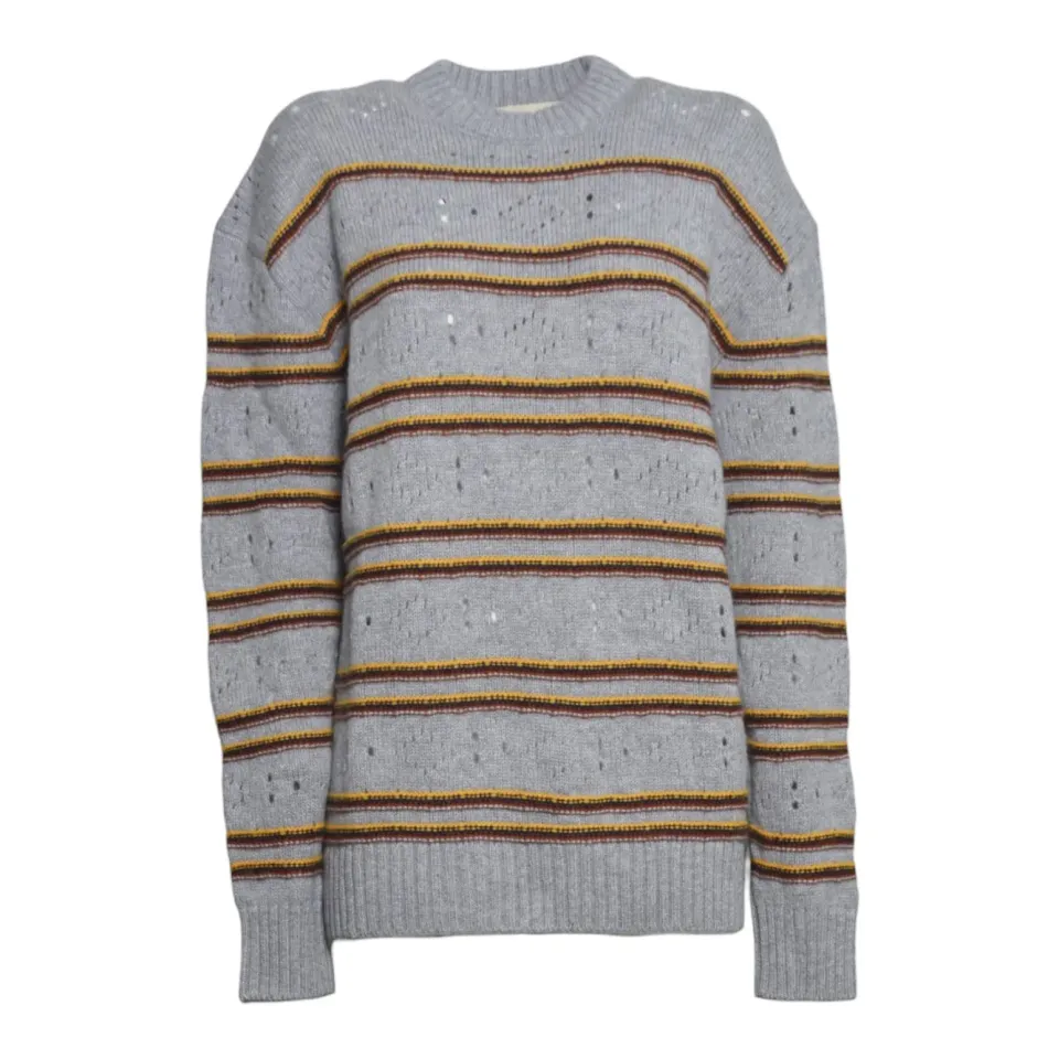 Marni GCMG0495Q0UFX330 cardigan lana grigio 46