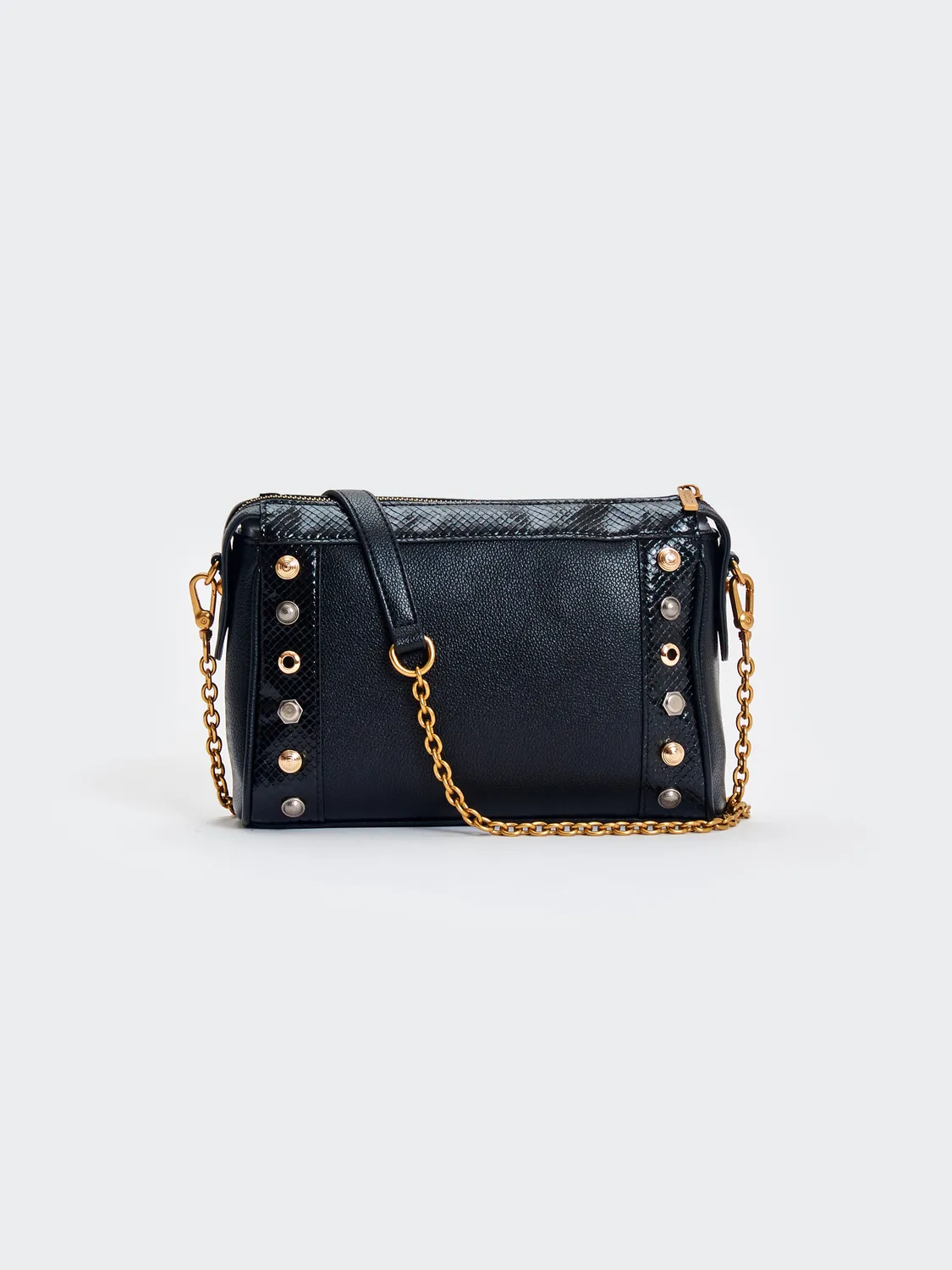 Vicolo Rebel clutch tracolla nera