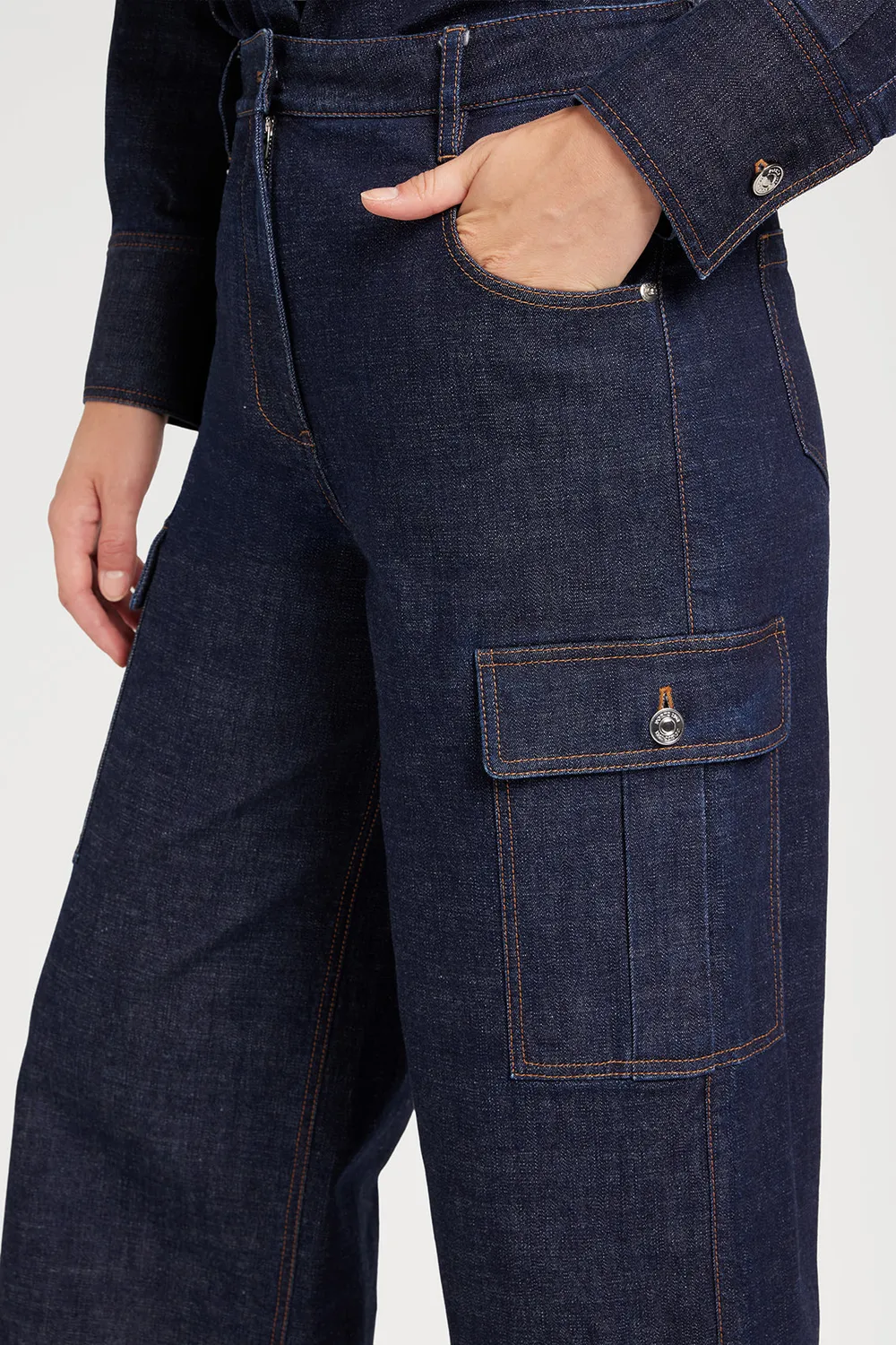 PORTS 1961 jeans Wide-Leg denim indaco