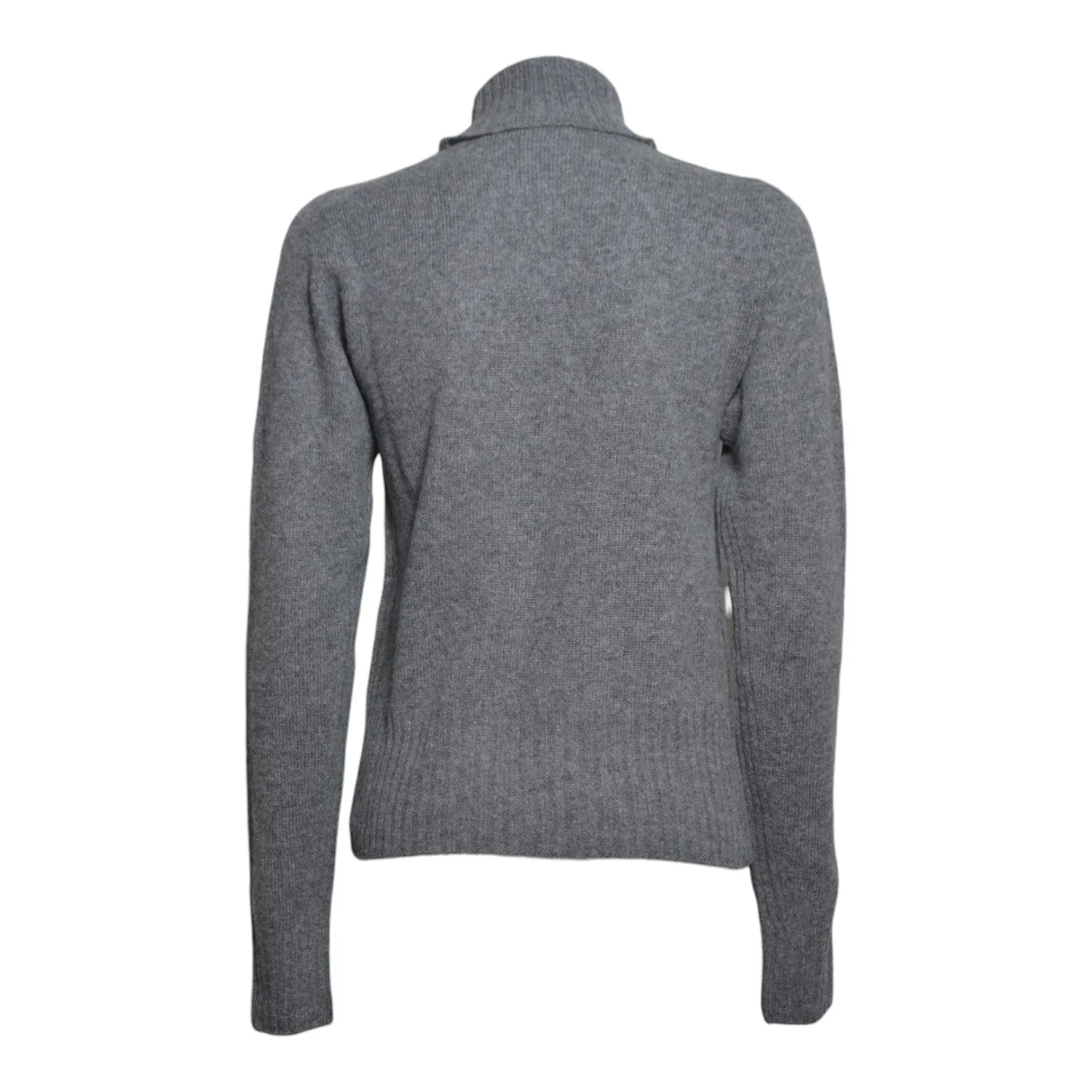 Solotre M3AC0003ACU93S maglia collo alto grigio pietra