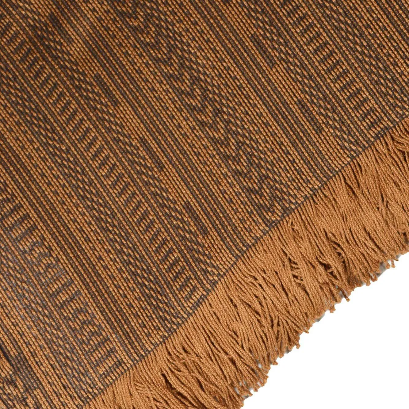 Max Mara Fiesole 2414541112600 stola marrone cotone seta