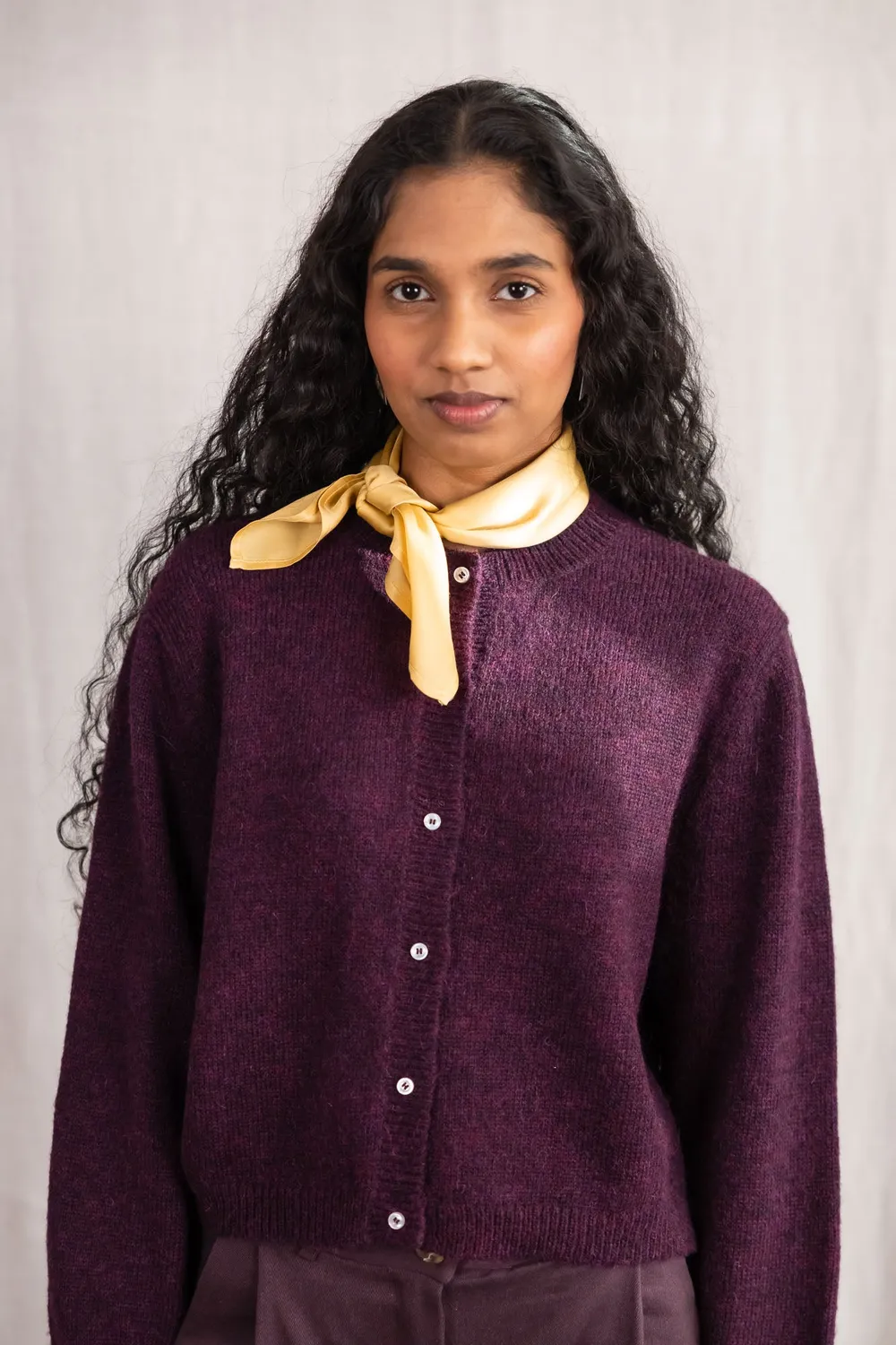 Jyoti Sullana cardigan baby alpaca mora