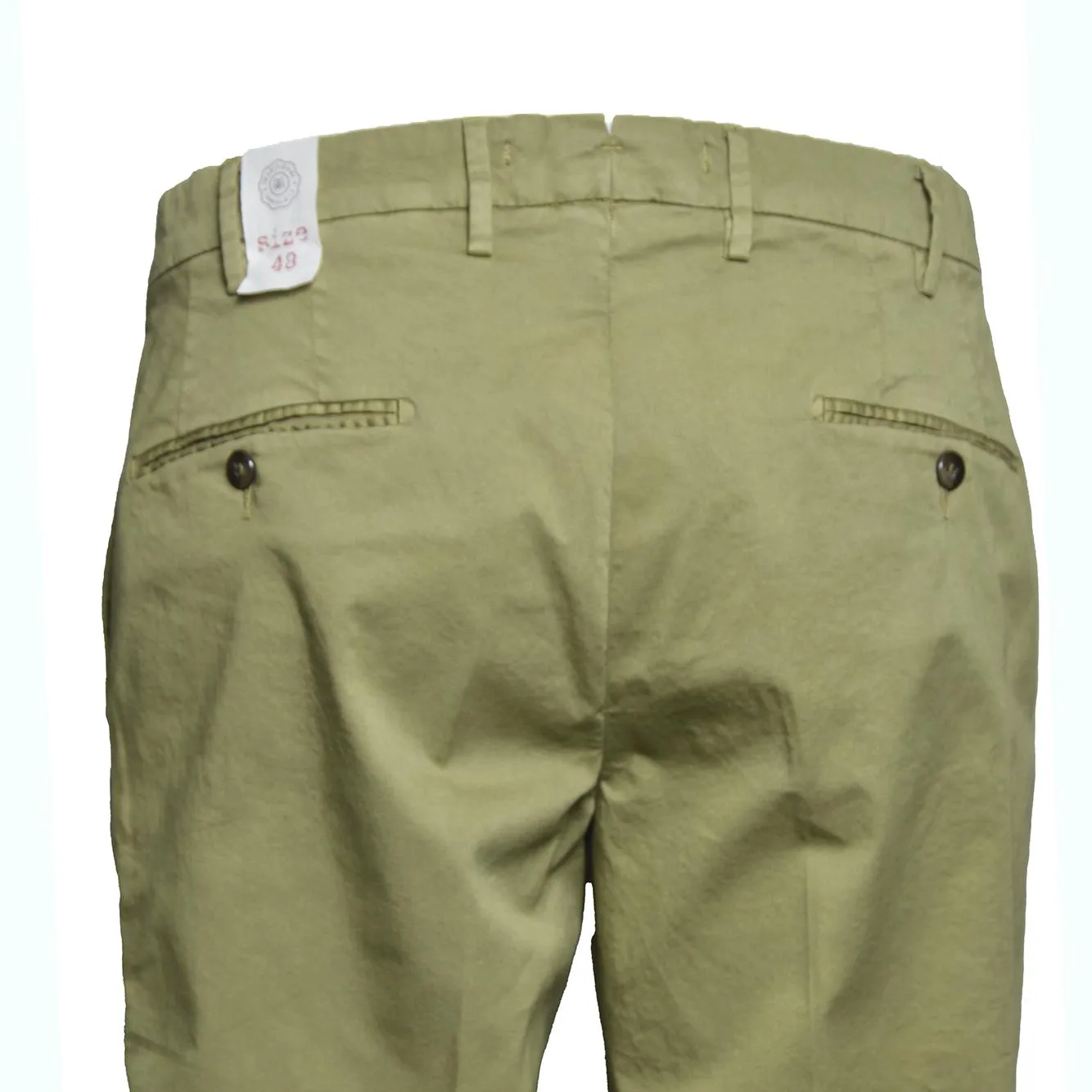 L.B.M. 1911 848045307 pantalone verde cotone uomo