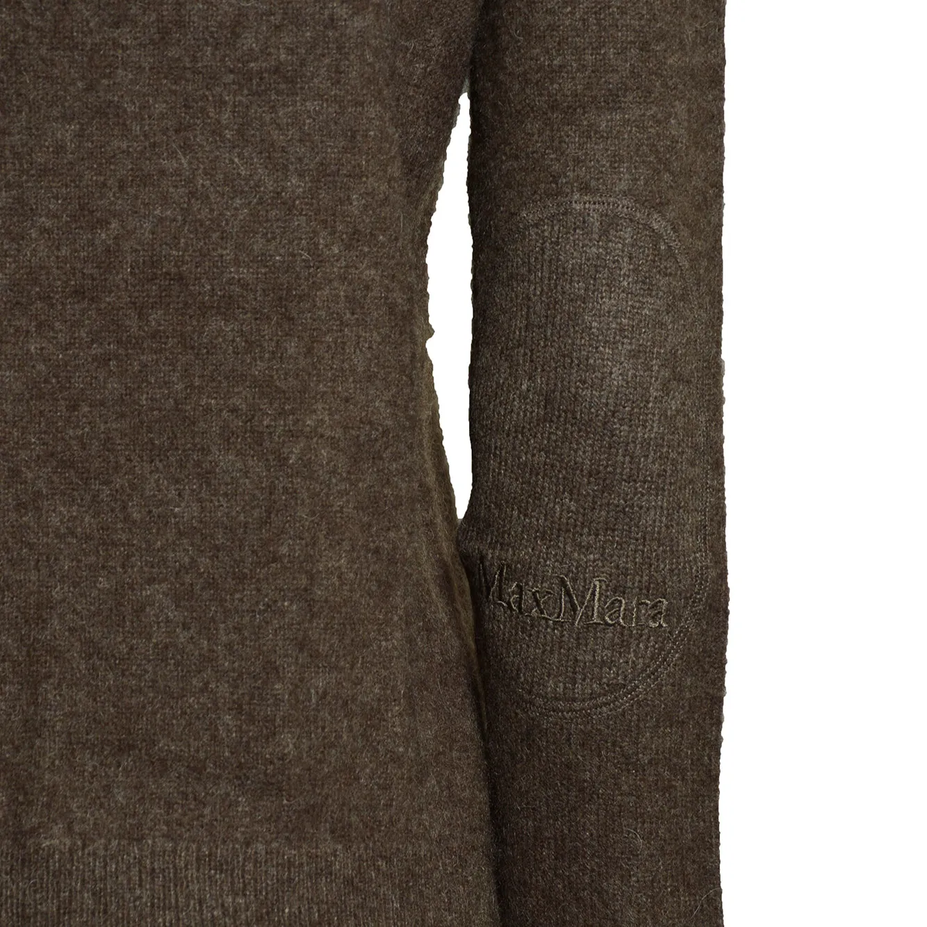 S Max Mara 2629366143600 Voliera cardigan marrone lana