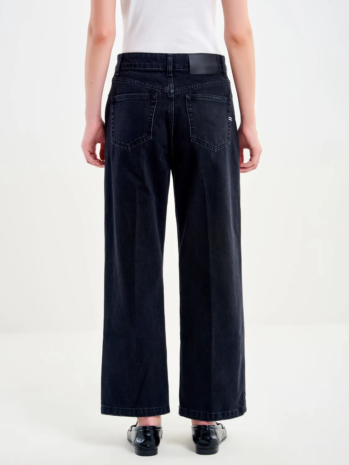 Vicolo Jeans Icon Kate jeans nero straight vita alta