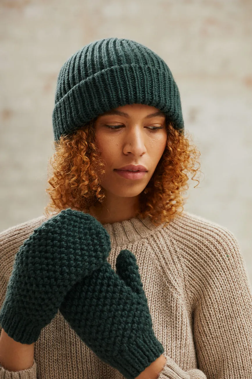 Jyoti - Fair Works Casma muffole lana alpaca verdi