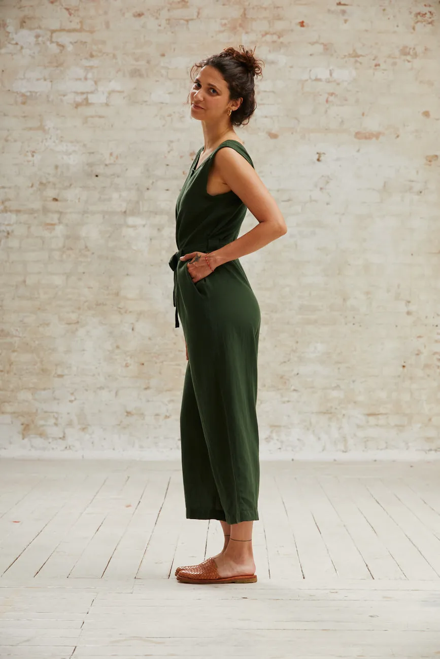 Jyoti Fair Works Daksha tuta cotone verde oliva